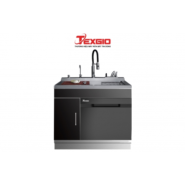 Texgio Dishwasher TGUMF11S - 11 Bộ Đa Năng Tích Hợp Rửa Sóng Siêu Âm, Sấy Khí Nóng, UV